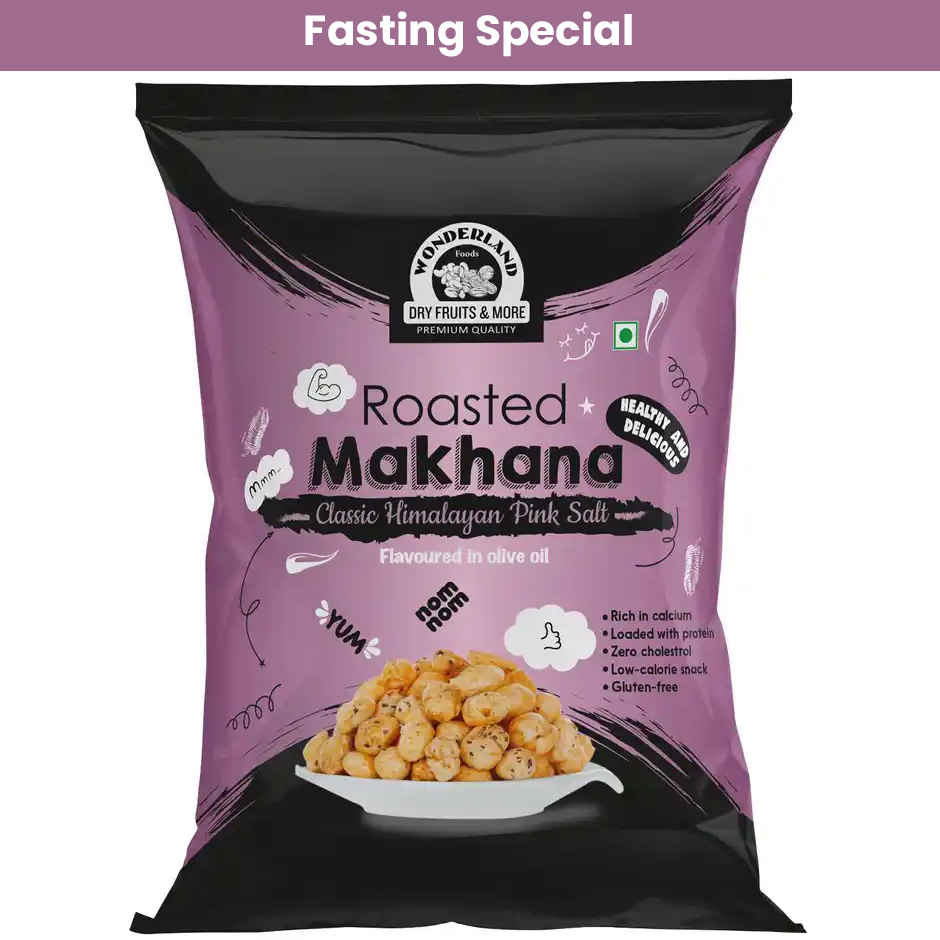 Wonderland Foods Roasted Pink Salt Flavoured Makhana