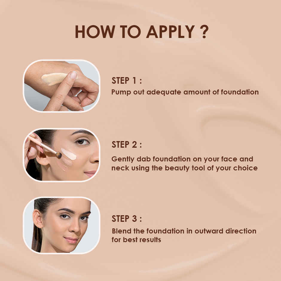 Glam21 Velvet Touch Oil Control Silk Foundation | Beige