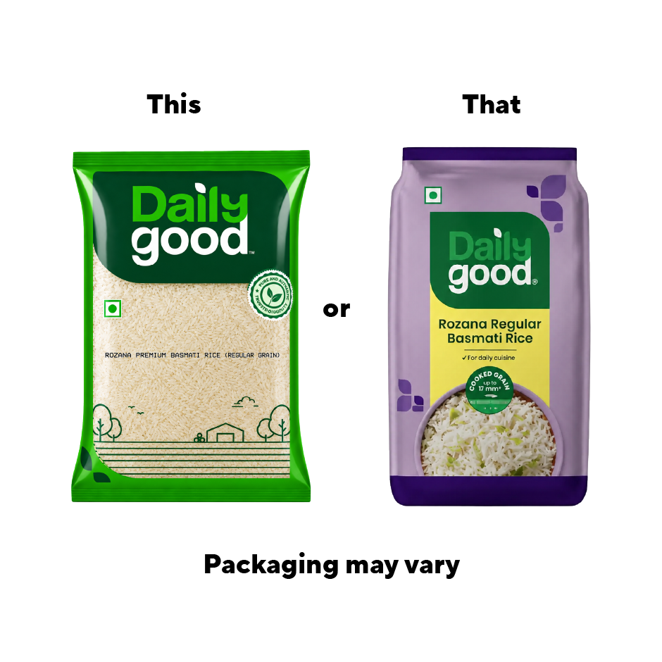 Daily Good Rozana Regular Basmati Rice | Medium Grain