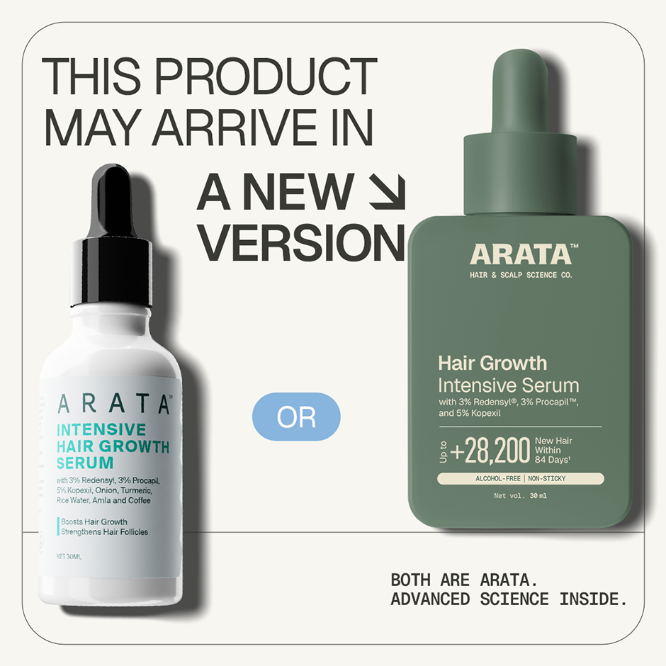 Arata Hair Growth Intensive Serum with 3% Redensyl