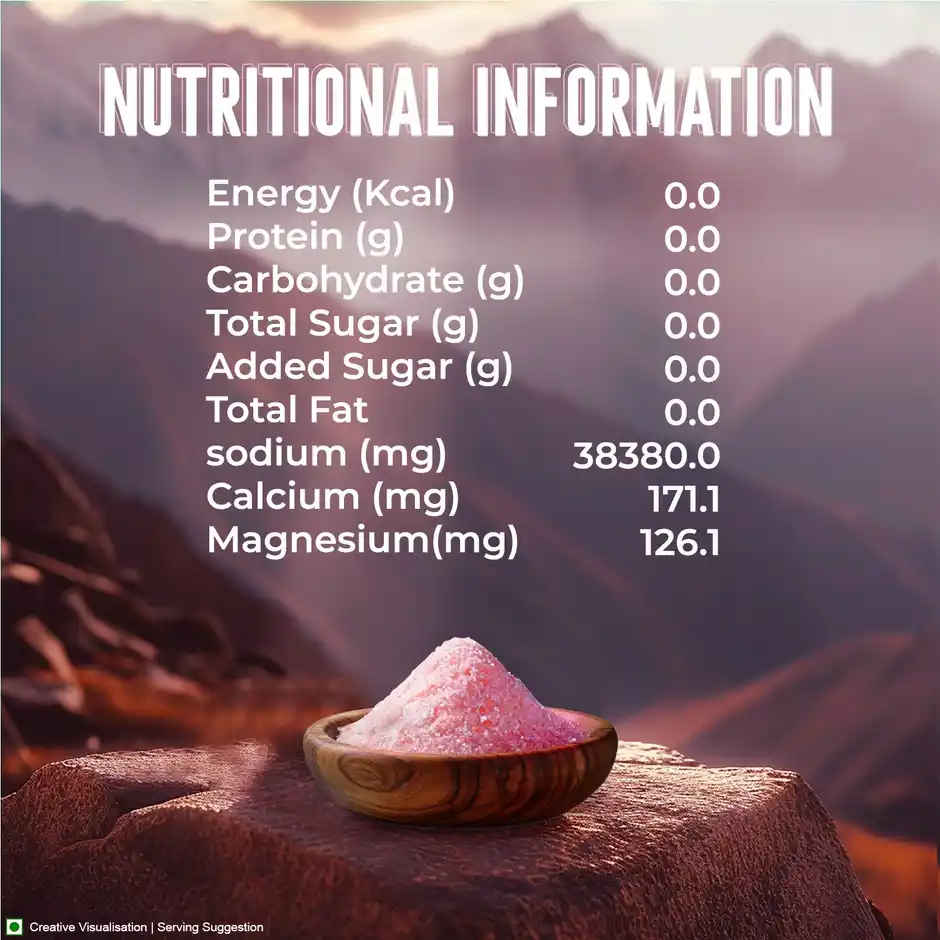 Aashirvaad Himalayan Pink Salt | Sendha Namak/Rock Salt