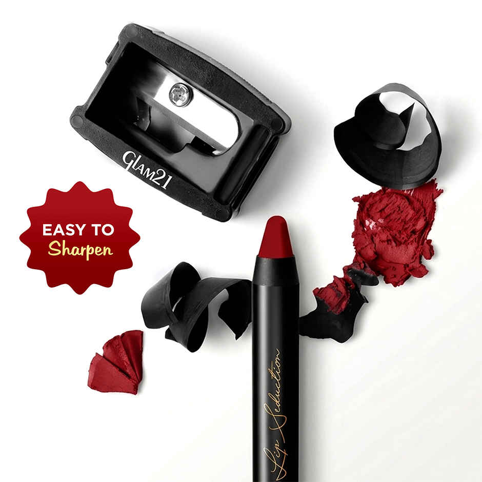 Glam21 Lip Seduction Non- Transfer Crayon Lipstick Creamy Matte Formula| Purple Mousse | 12
