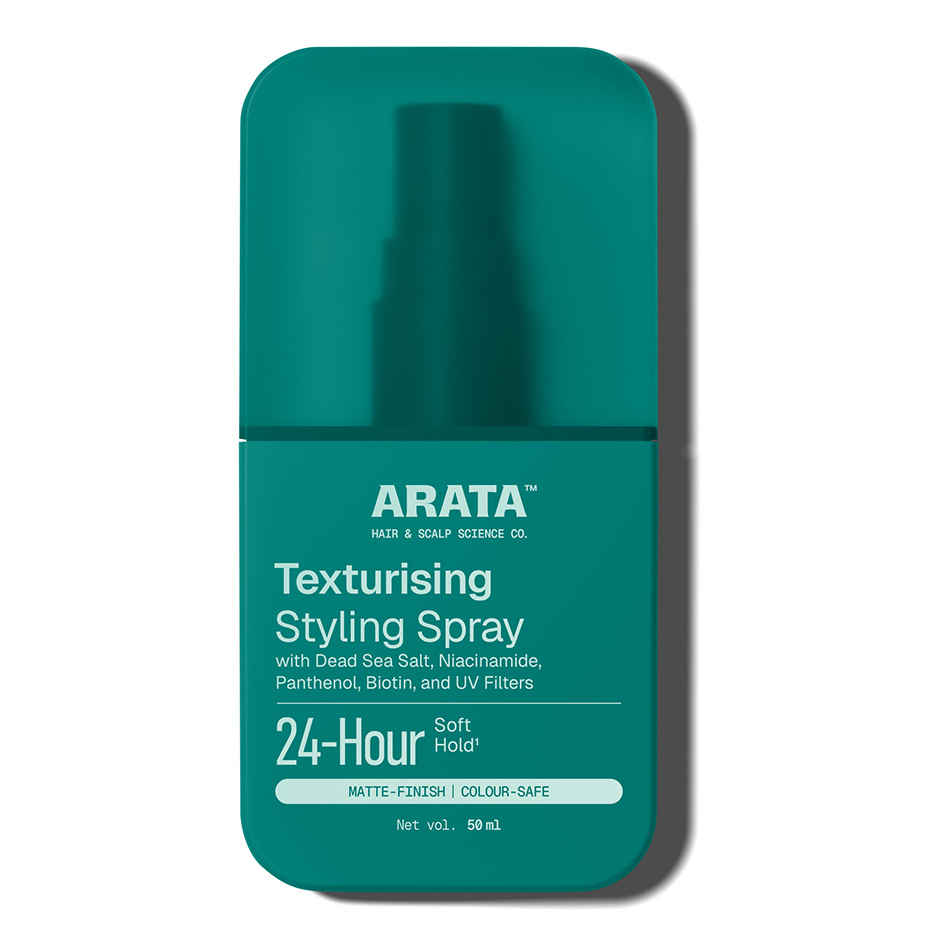 Arata Texturising Styling Spray with Dead Sea Salt for 24 Hr Soft Hold