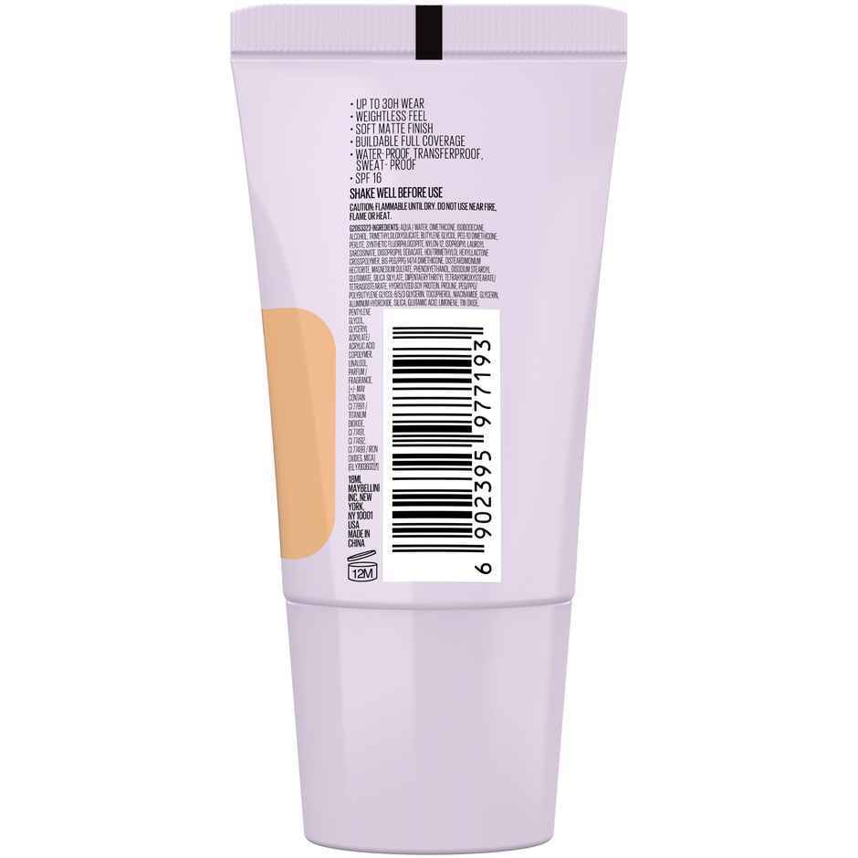 Maybelline New York Super Stay Lumi Matte Liquid Foundation, 220