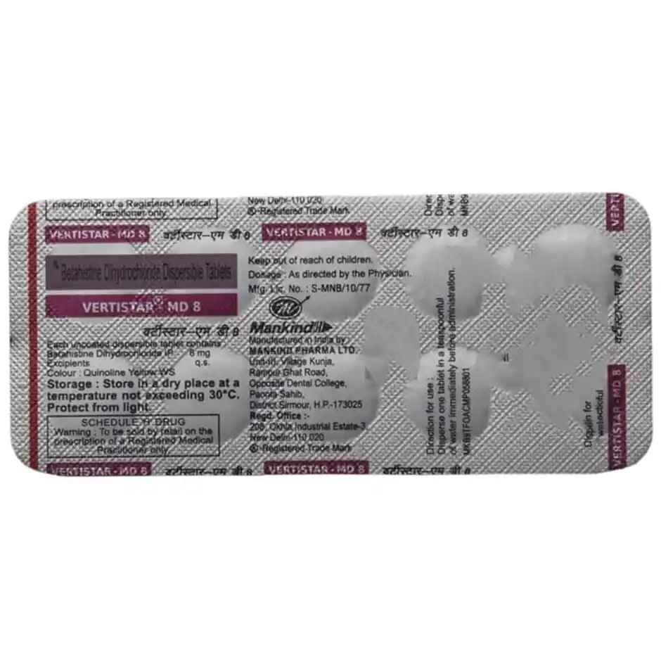 Vertistar-MD 8 Tablet