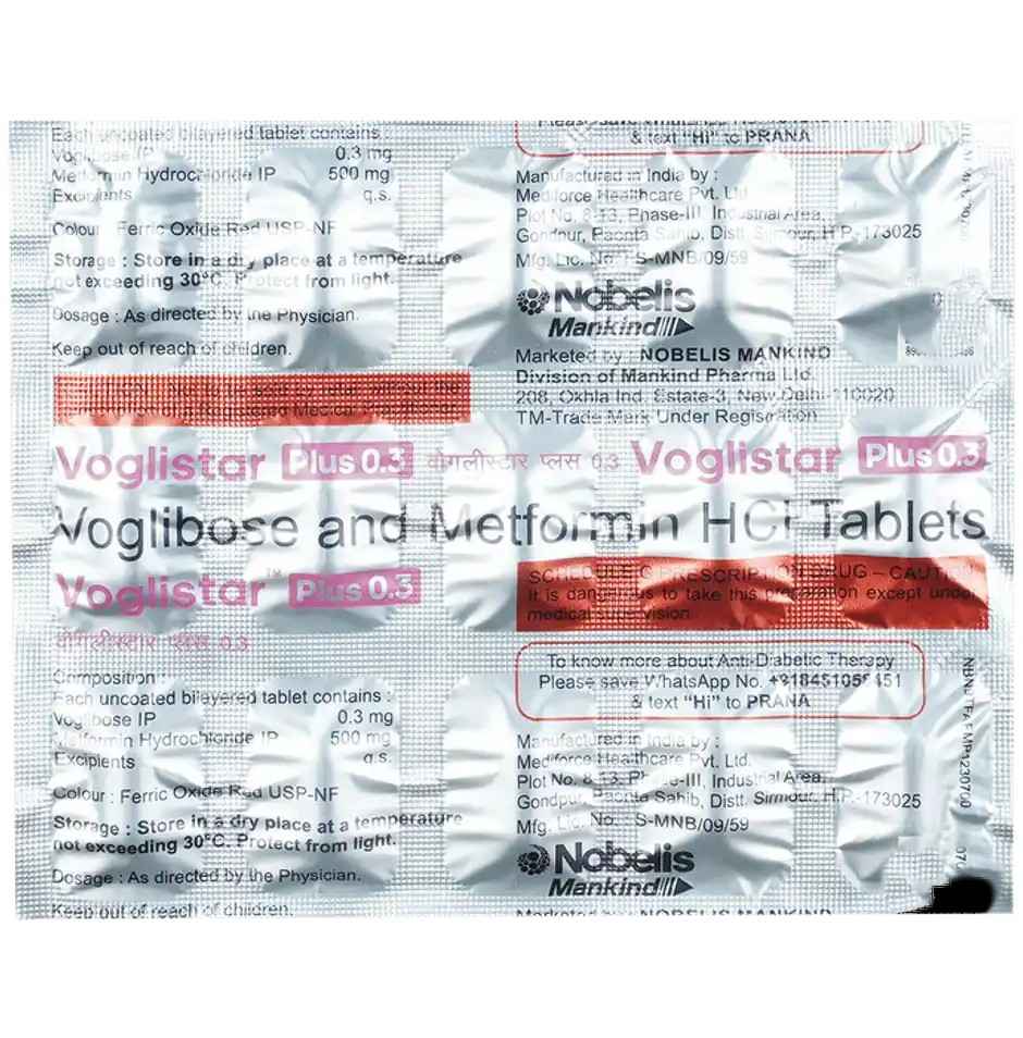 Voglistar Plus 0.3 Tablet