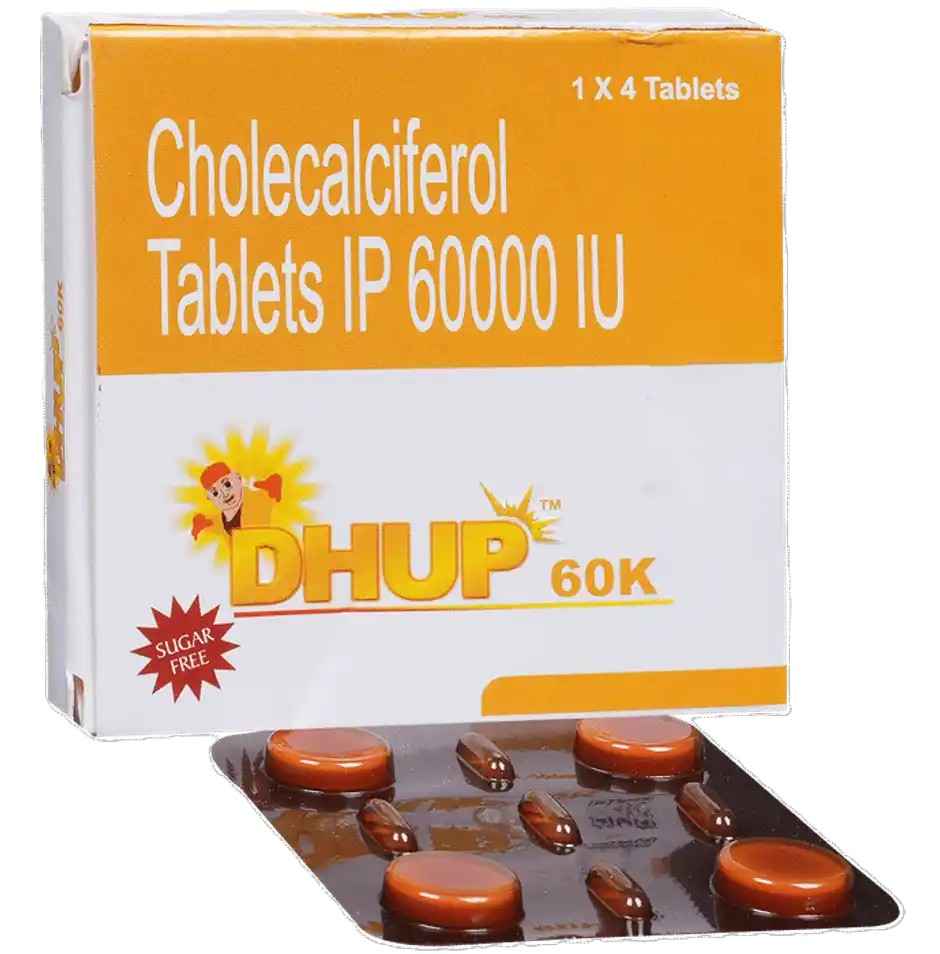 Dhup 60K Vitamin D3 Tablet