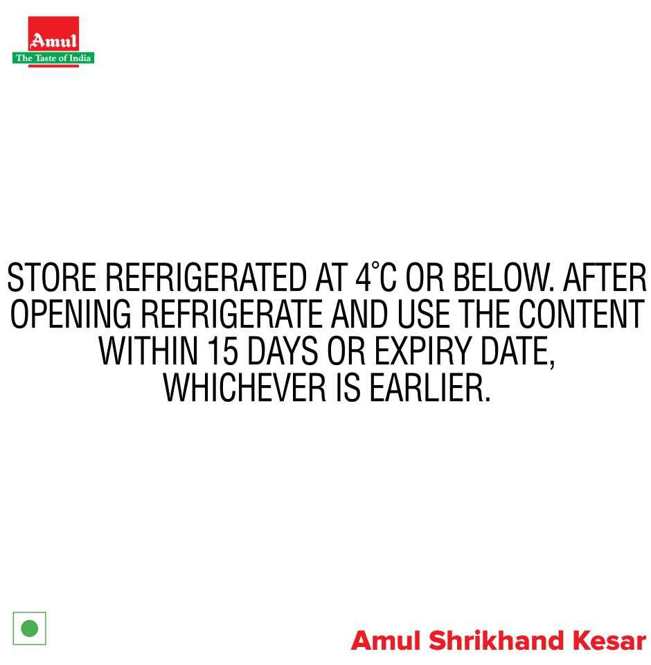 Amul Shrikhand Kesar Combo    