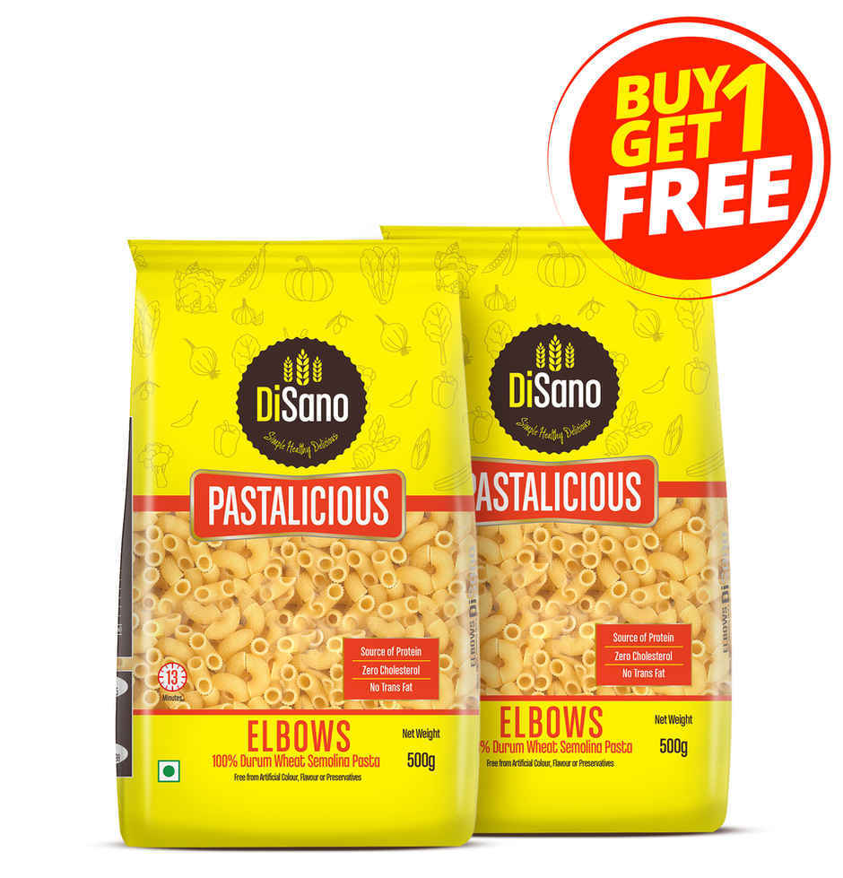 Disano Elbow Pasta, 100% Durum Wheat, No Maida