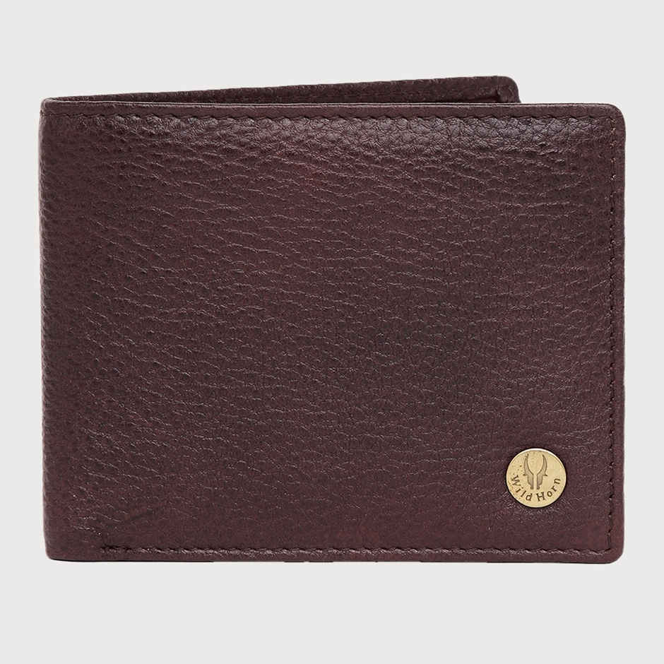 Wildhorn Men's Solid Genuine Leather Wallet and Belt Combo | Maroon - One Size