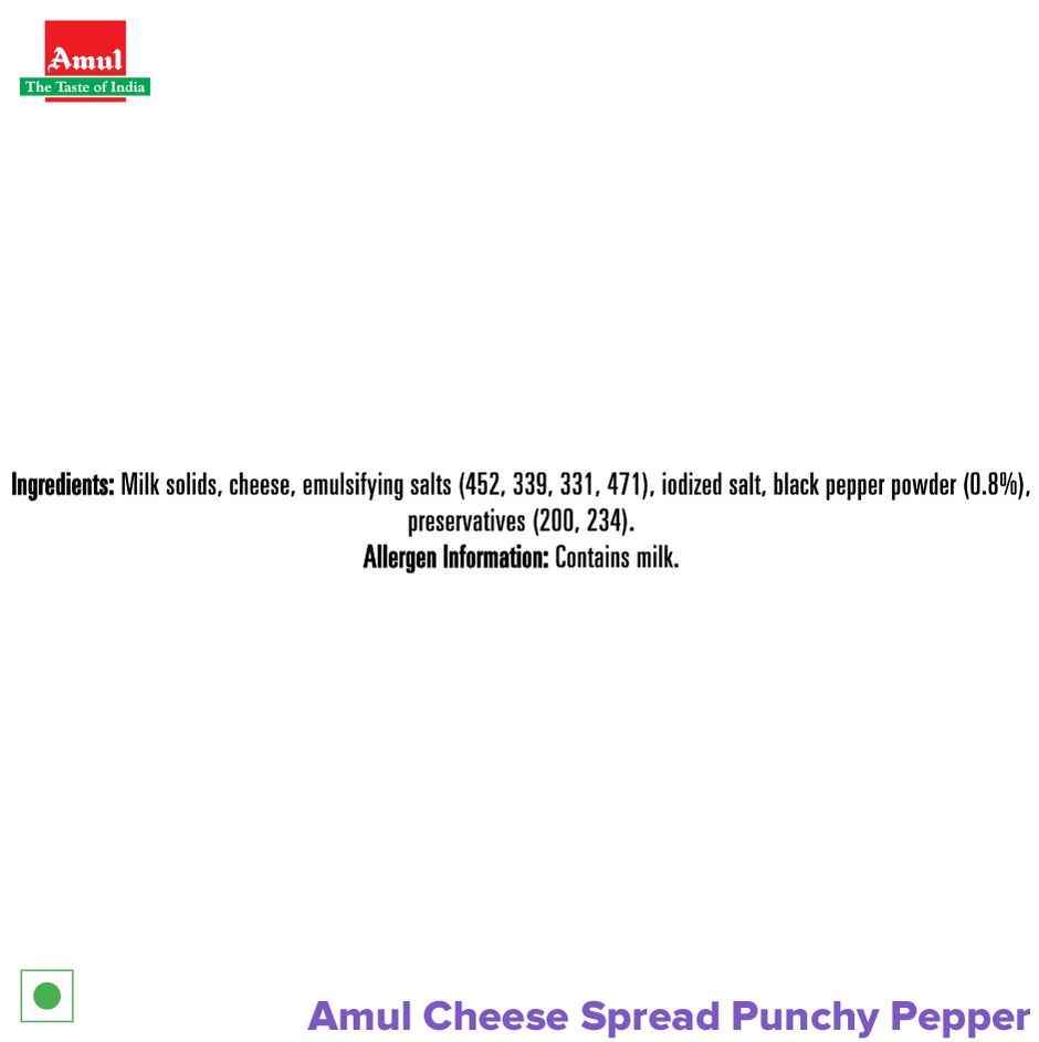 Amul Cheese - Pepper(200gms) & Amul Butter - Pasteurised(100gms) Combo