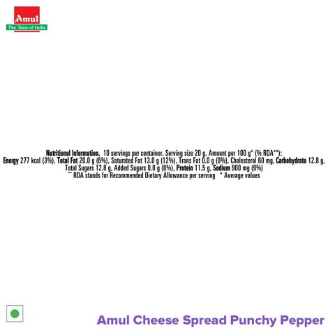 Amul Cheese - Pepper(200gms) & Amul Butter - Pasteurised(100gms) Combo