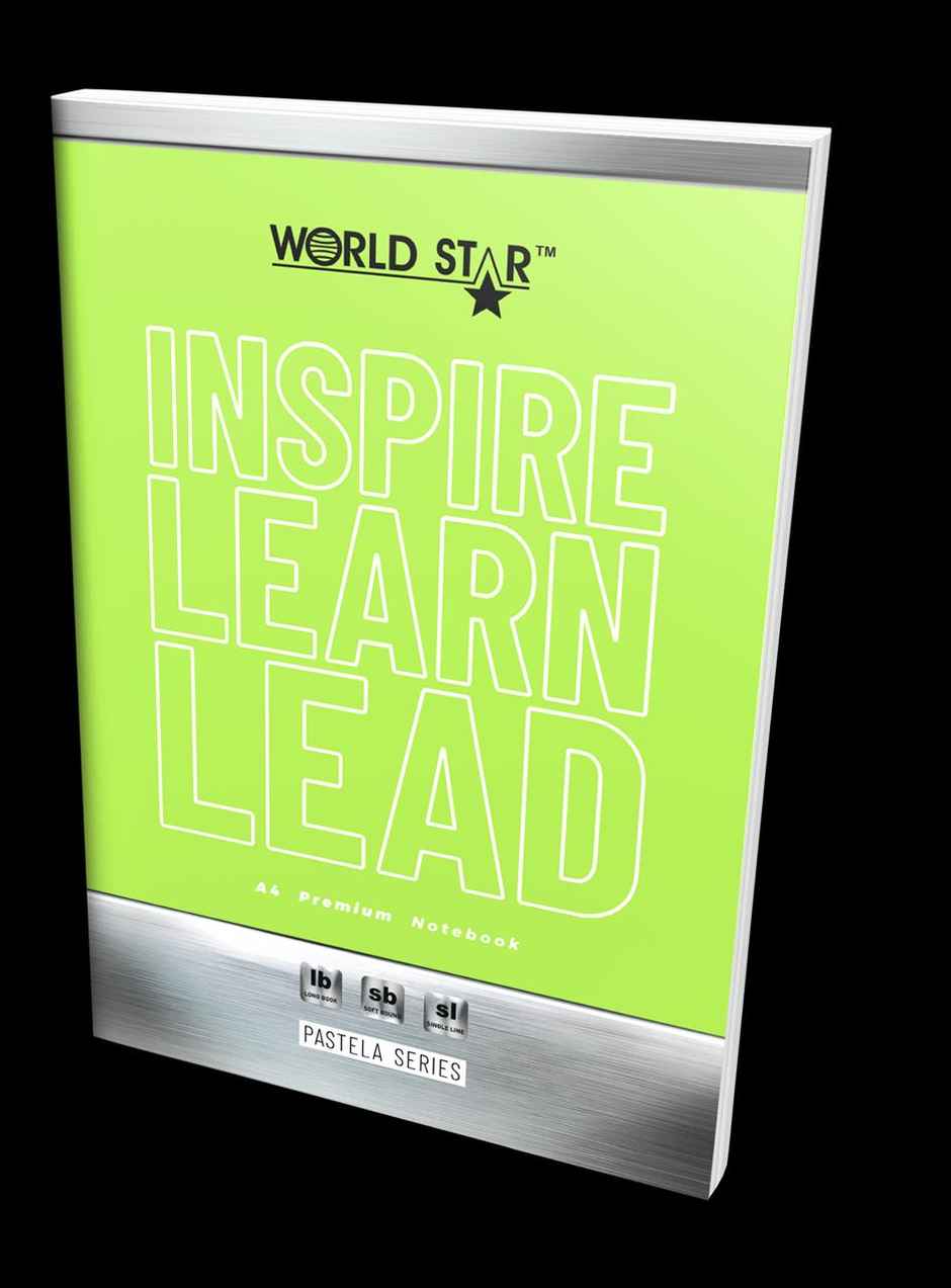 ABK A4 Long Book Ruled | 140 Pages | 21 x 29.66 cm | Set of 6