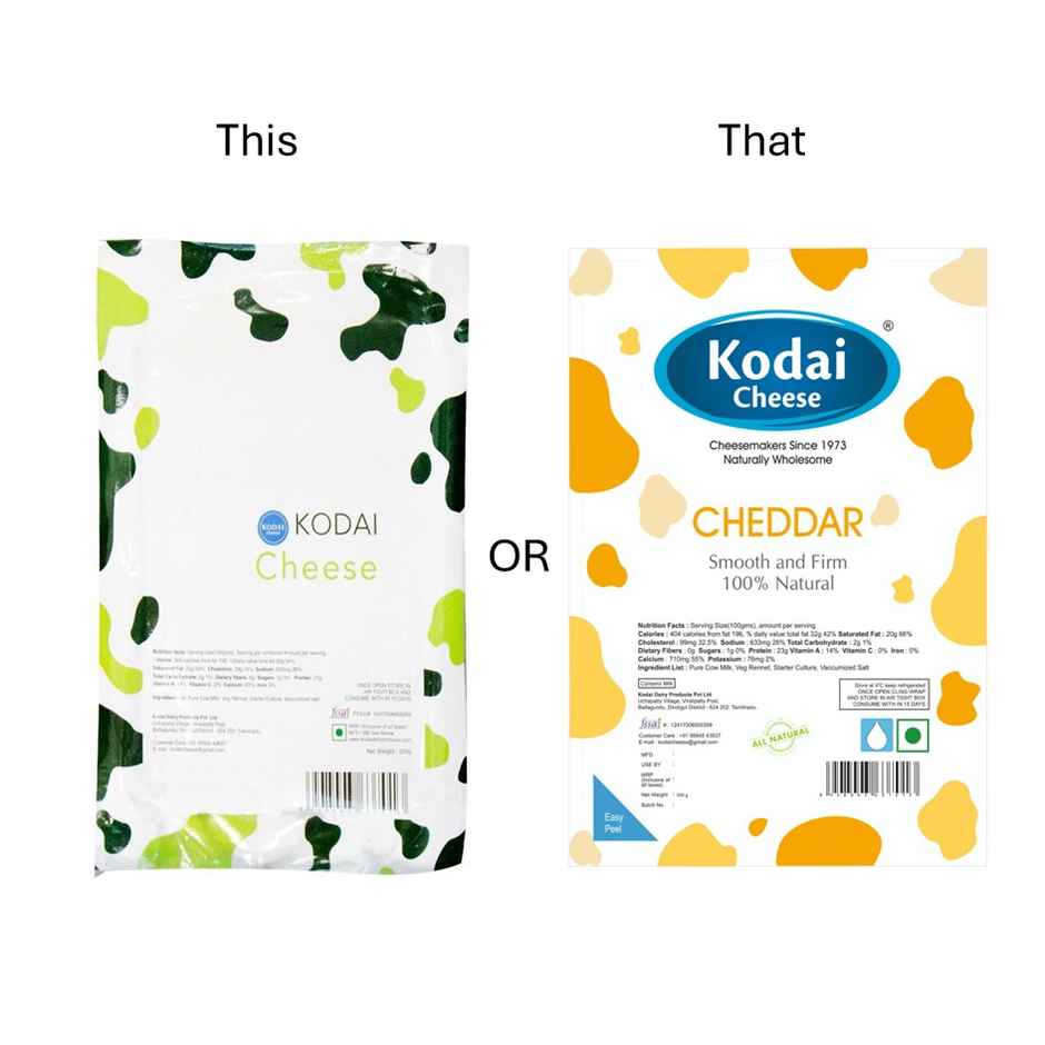 Kodai Cheese Cheddar Cheese