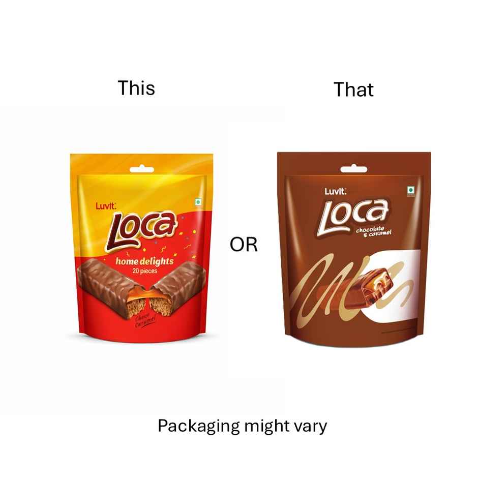 Luvit Loca Home Delights Choco Caramel Bar