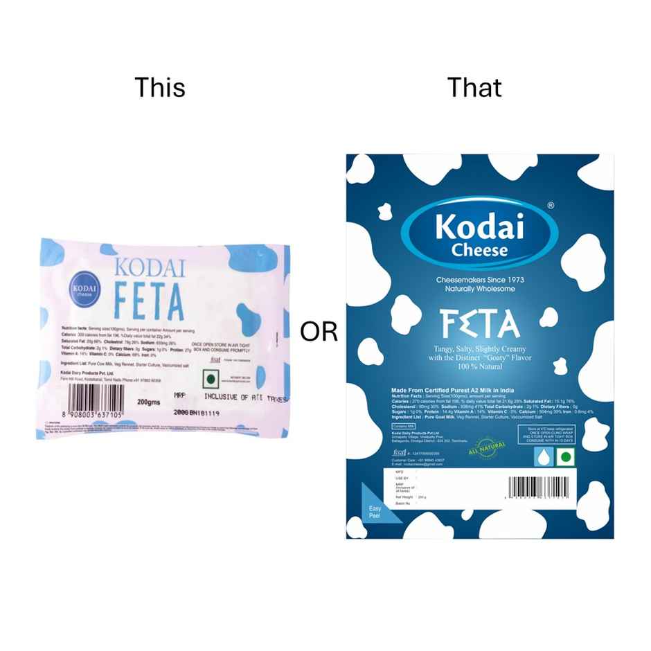 Kodai Cheese Feta Cheese