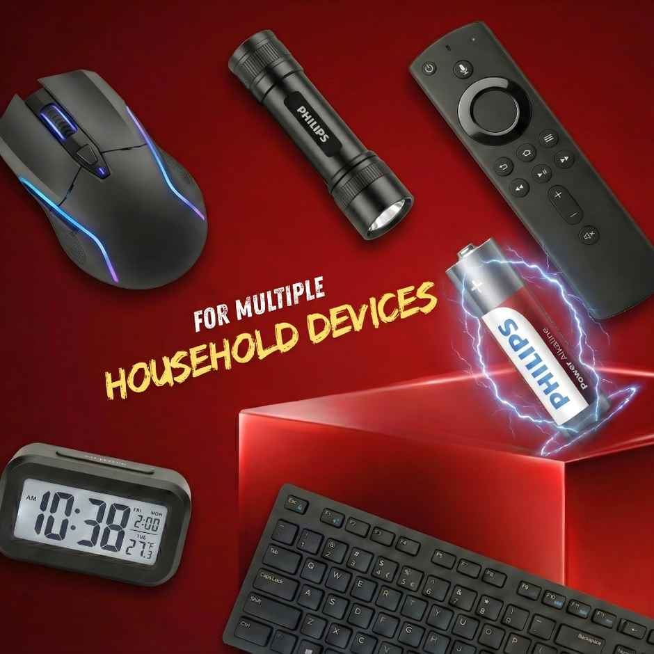 Philips LR6P2B/94 Power Alkaline AA Battery | 1.5V | Long Lasting | Leak Resistant 1.0 Piece