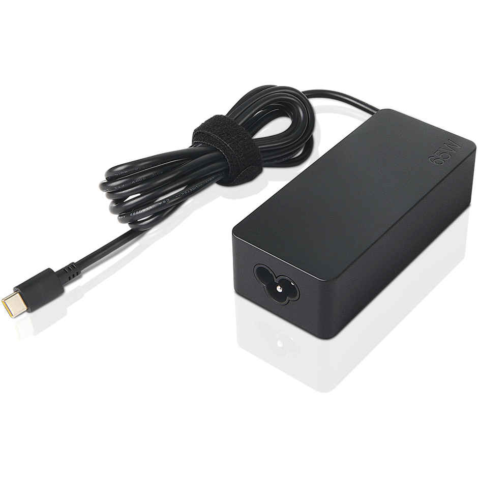 Lenovo Original 65W 20V 3.25A Standard USB Type-C for Laptops Ac Adapter - Black