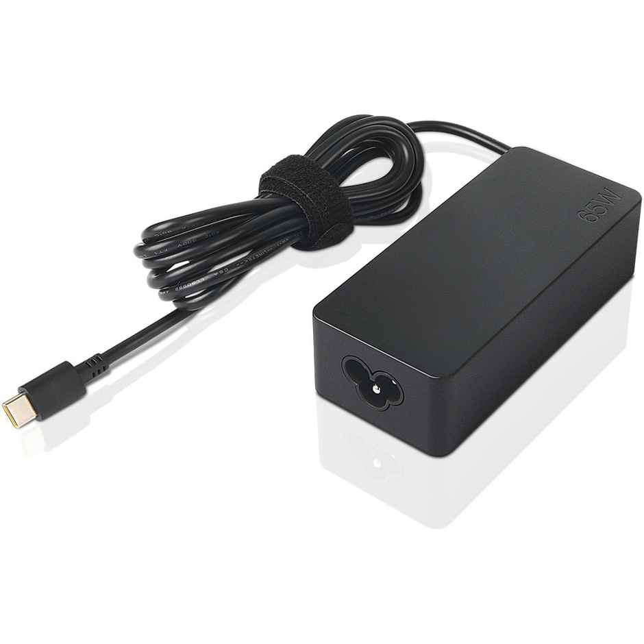 Lenovo Original 65W 20V 3.25A Standard USB Type-C for Laptops Ac Adapter - Black