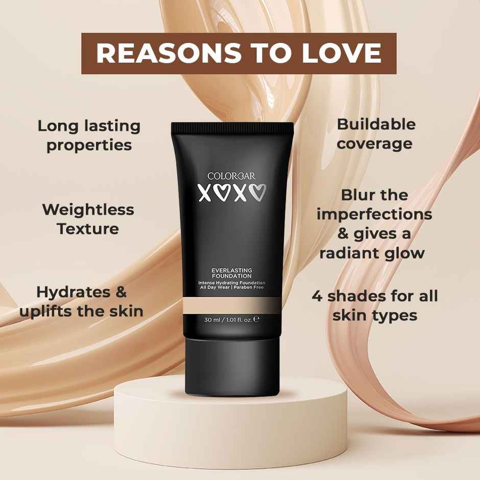 Colorbar Xoxo Everlasting Foundation | Vanilla -1
