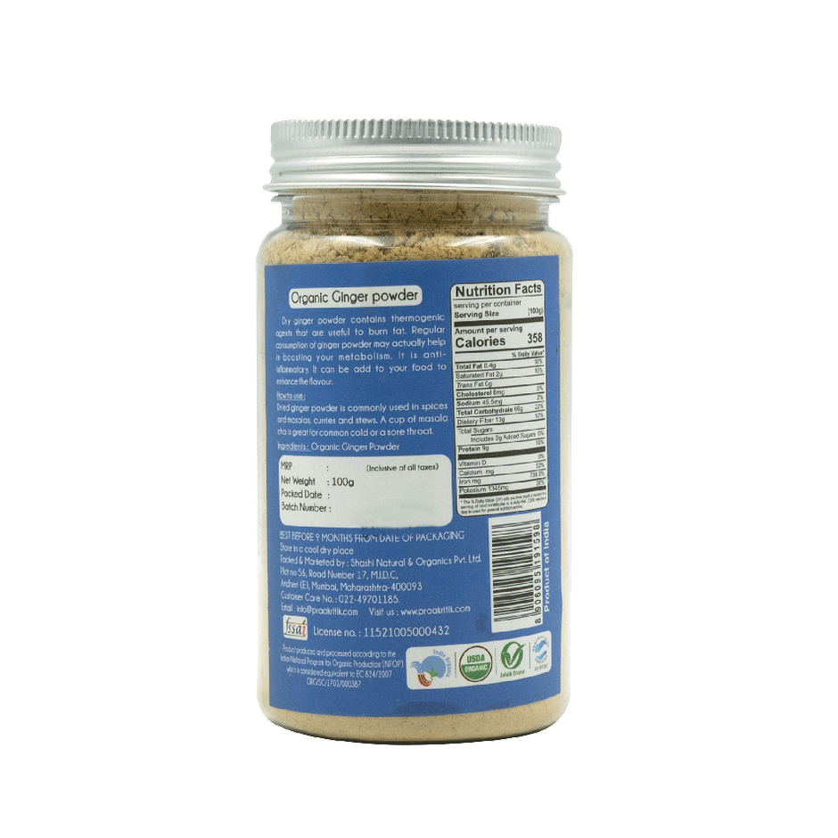 Praakritik Organic Ginger Powder