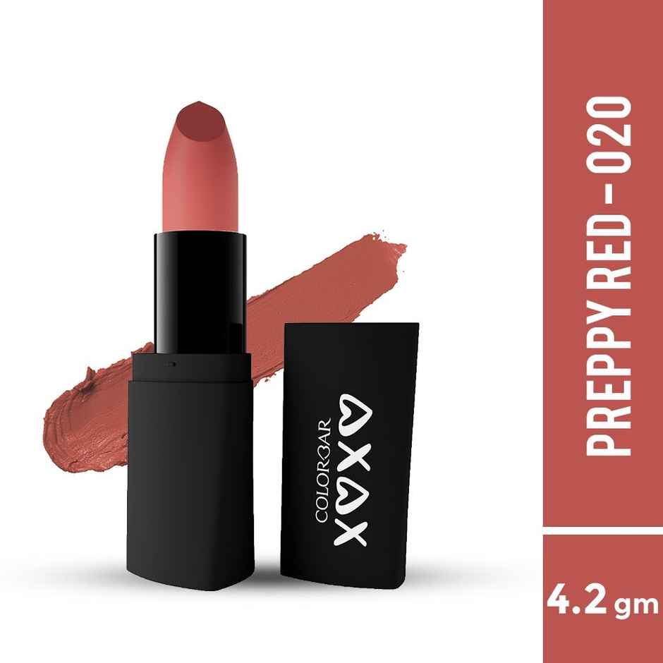 Colorbar Xoxo Everlasting Matte Lipstick | Preppy Red-020