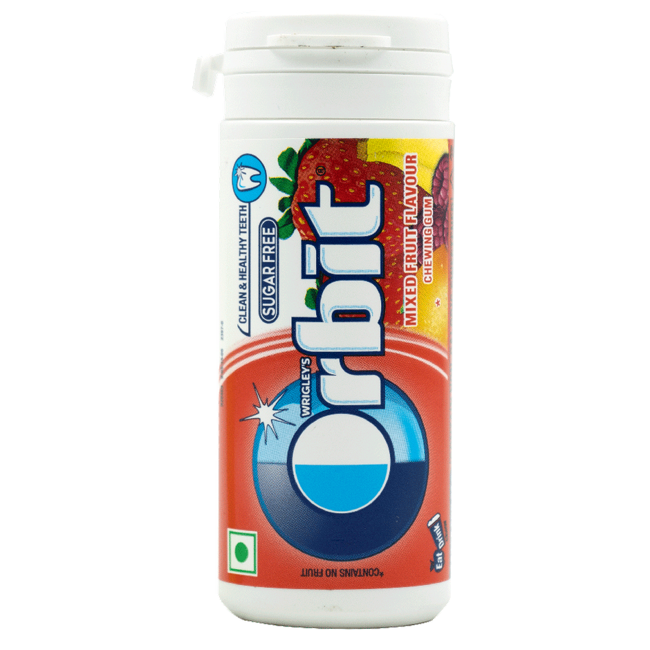 Orbit Mixed Fruit Sugar Free Chewing Gum