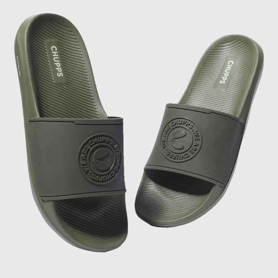 Chupps Tone Olive Men's Casual Slider - UK 6