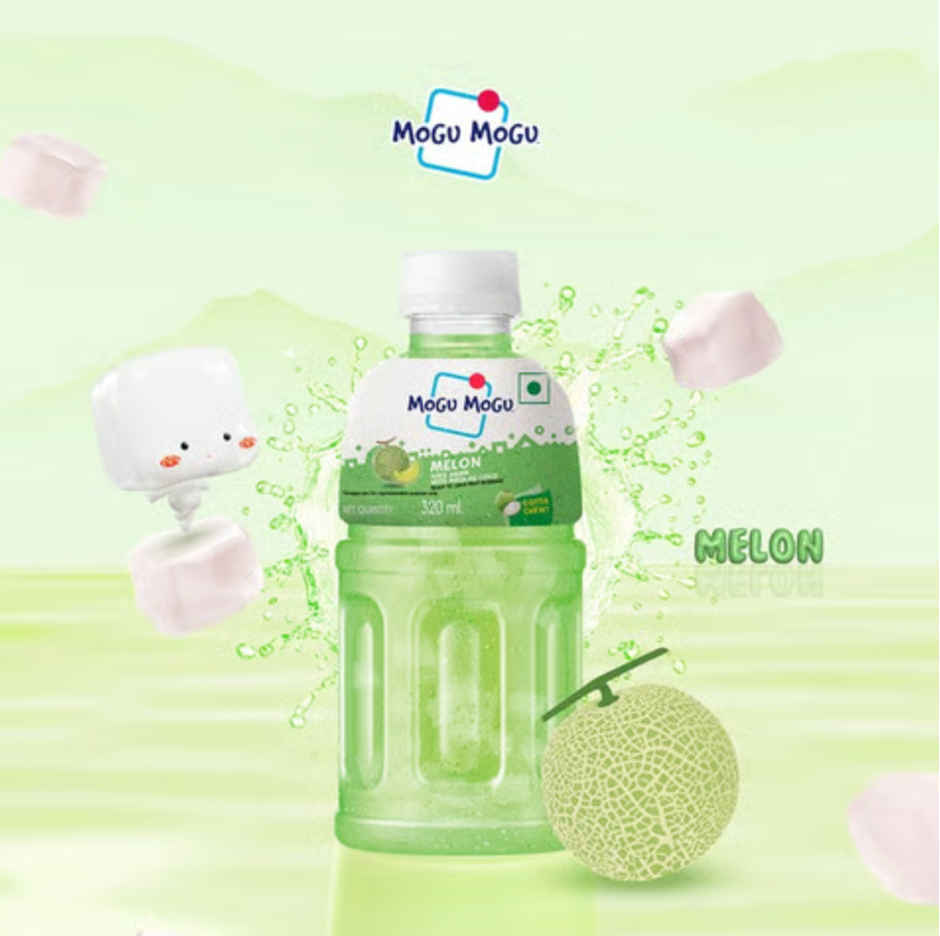 Mogu Mogu Melon Juice With Nata De Coco