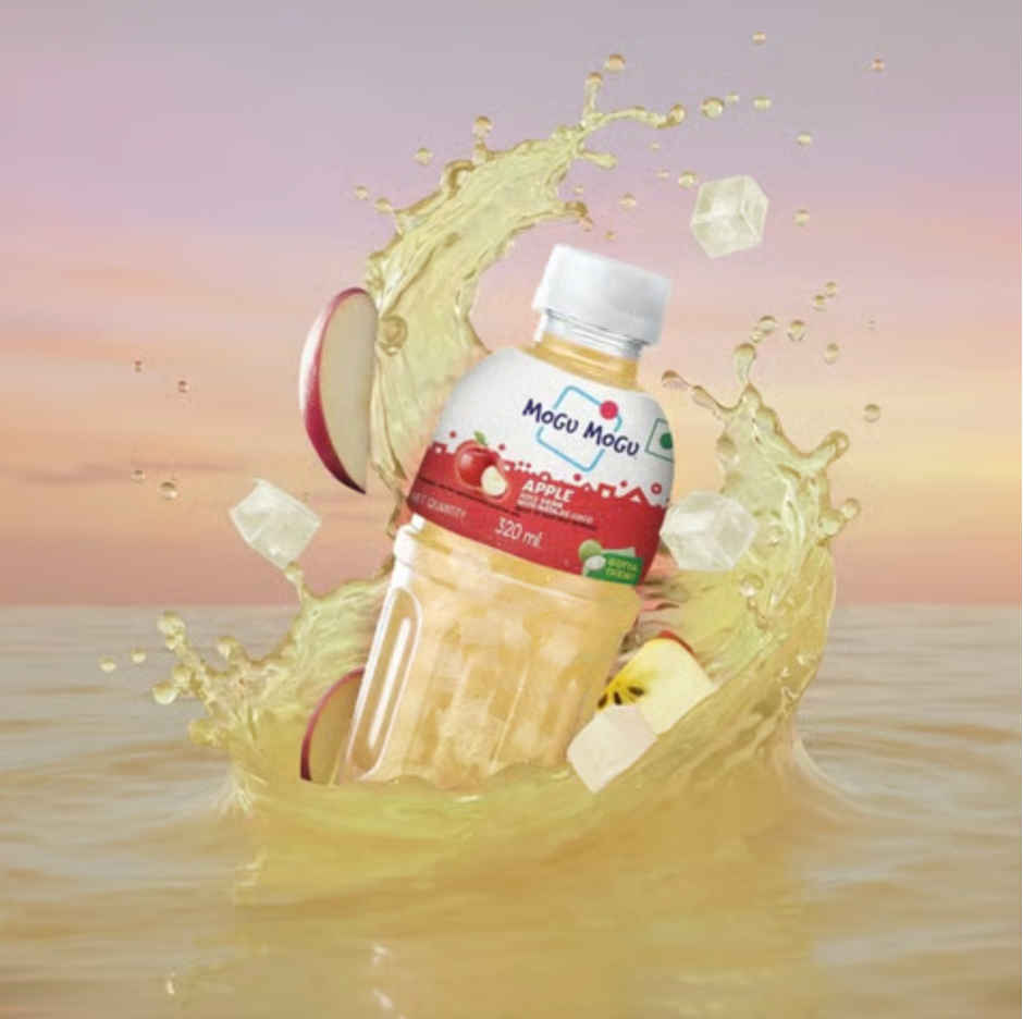 Mogu Mogu Apple Juice with Nata de Coco