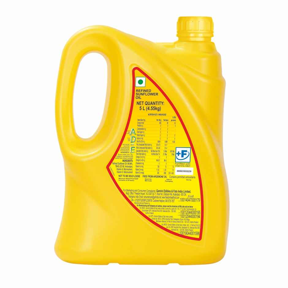 Freedom Refined Sunflower Oil