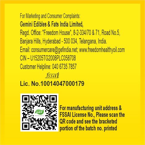 Freedom Refined Sunflower Oil