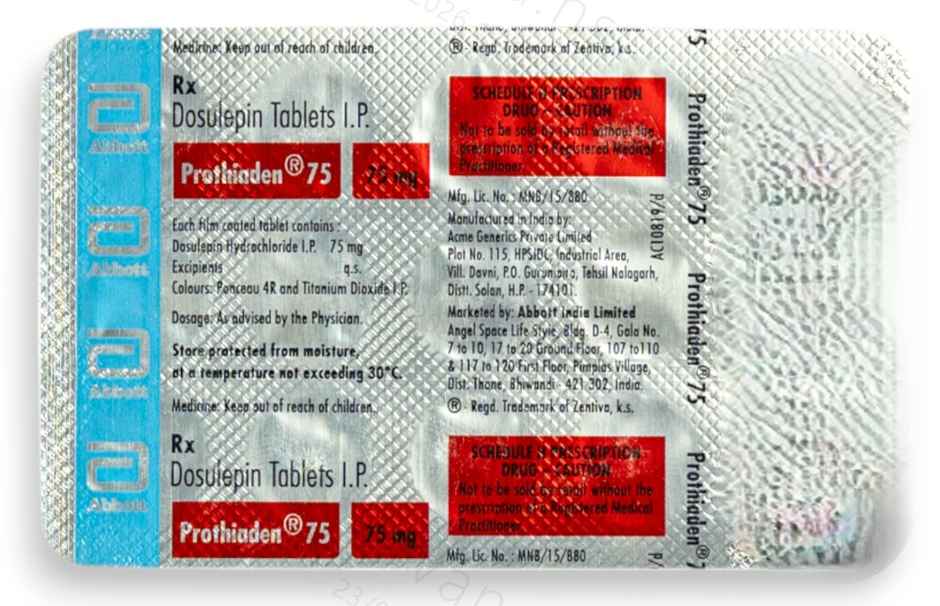Prothiaden 75 Tablet