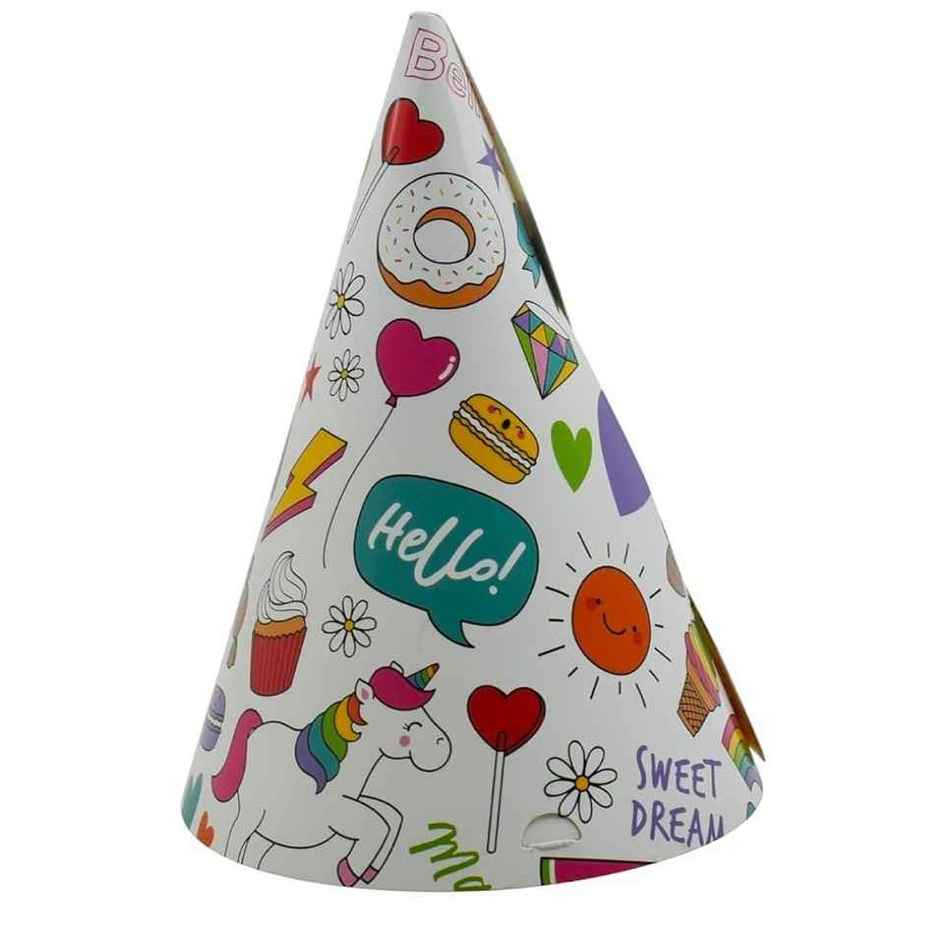 Party Cap | Set Of 10 | Assorted | Chrome