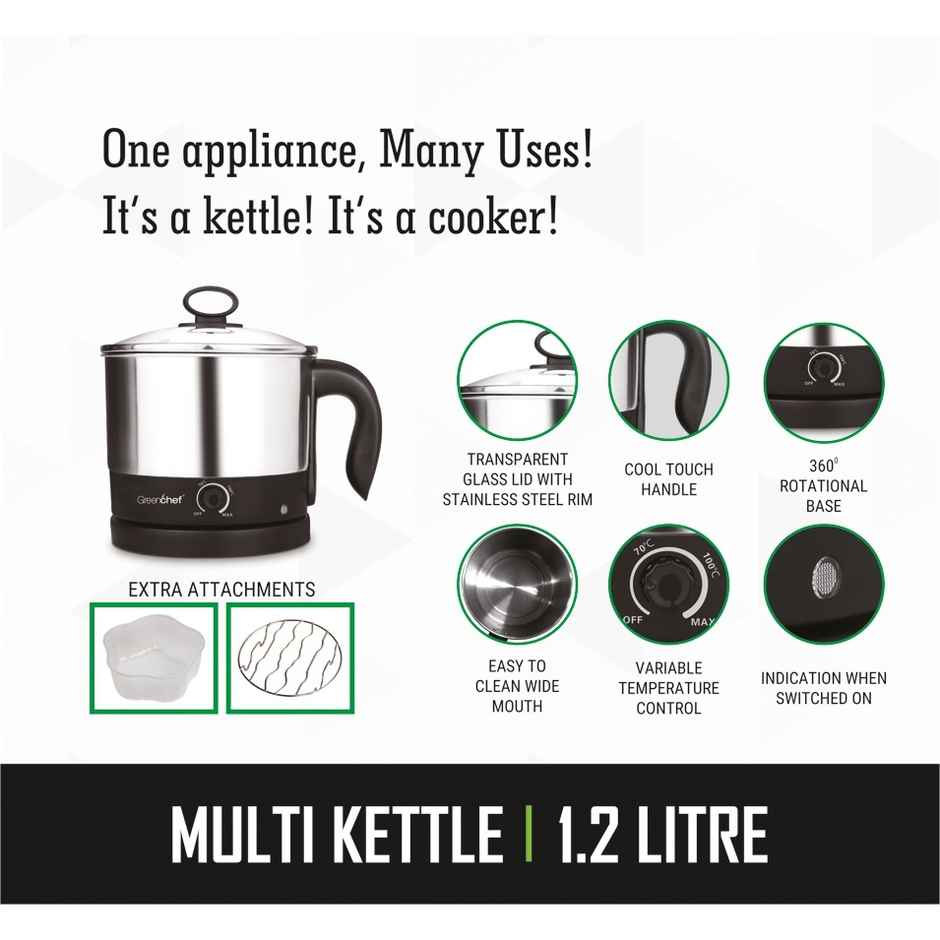 Greenchef Multipurpose Kettle 1.2 L