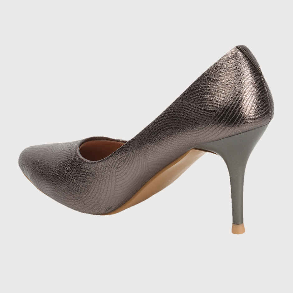 Carlton London Women Grey Heels Sandal - UK5