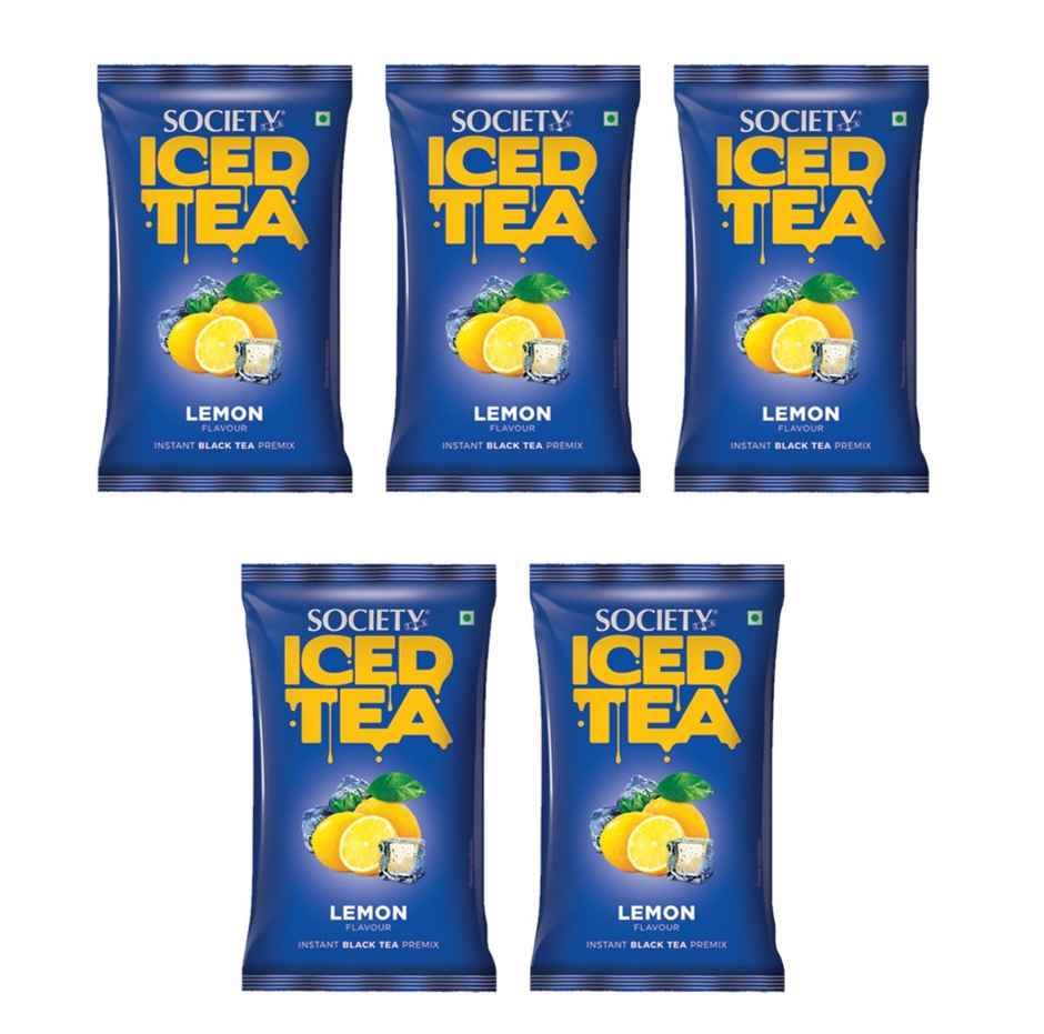Society Iced Tea Premix Lemon Black Pouch