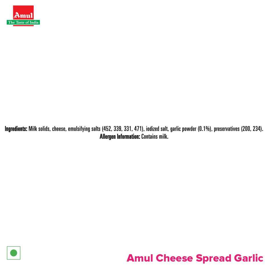 Amul Cheese Spread Spicy Garlic