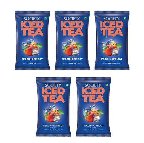 Society Iced Tea Premix Peach Apricot Black Pouch