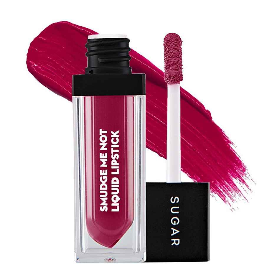 SUGAR Cosmetics Me Not Liquid Lipstick - Fine Wine (Burgundy Red) | Cruelty Free