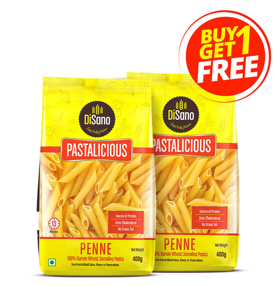Disano Penne Pasta, 100% Durum Wheat, No Maida