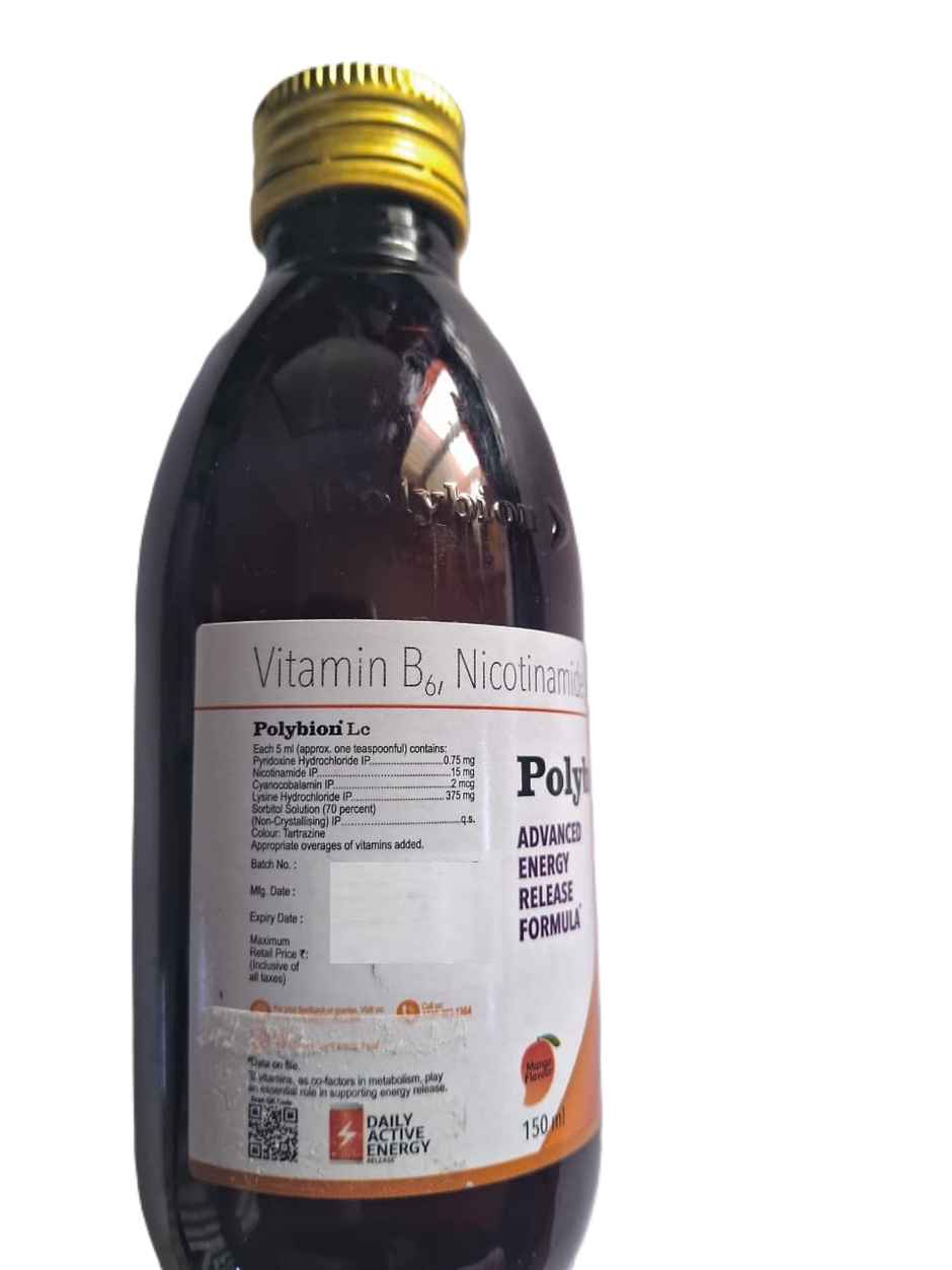 Polybion Lc Mango Flavour Advanced energy released formula Syrup
