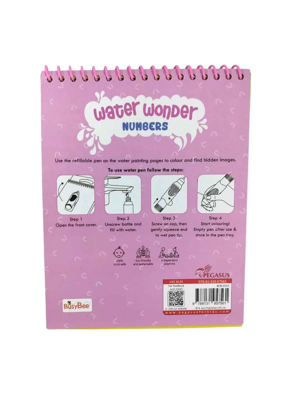 Magical Water Colouring Book - Water Wonder - Numbers