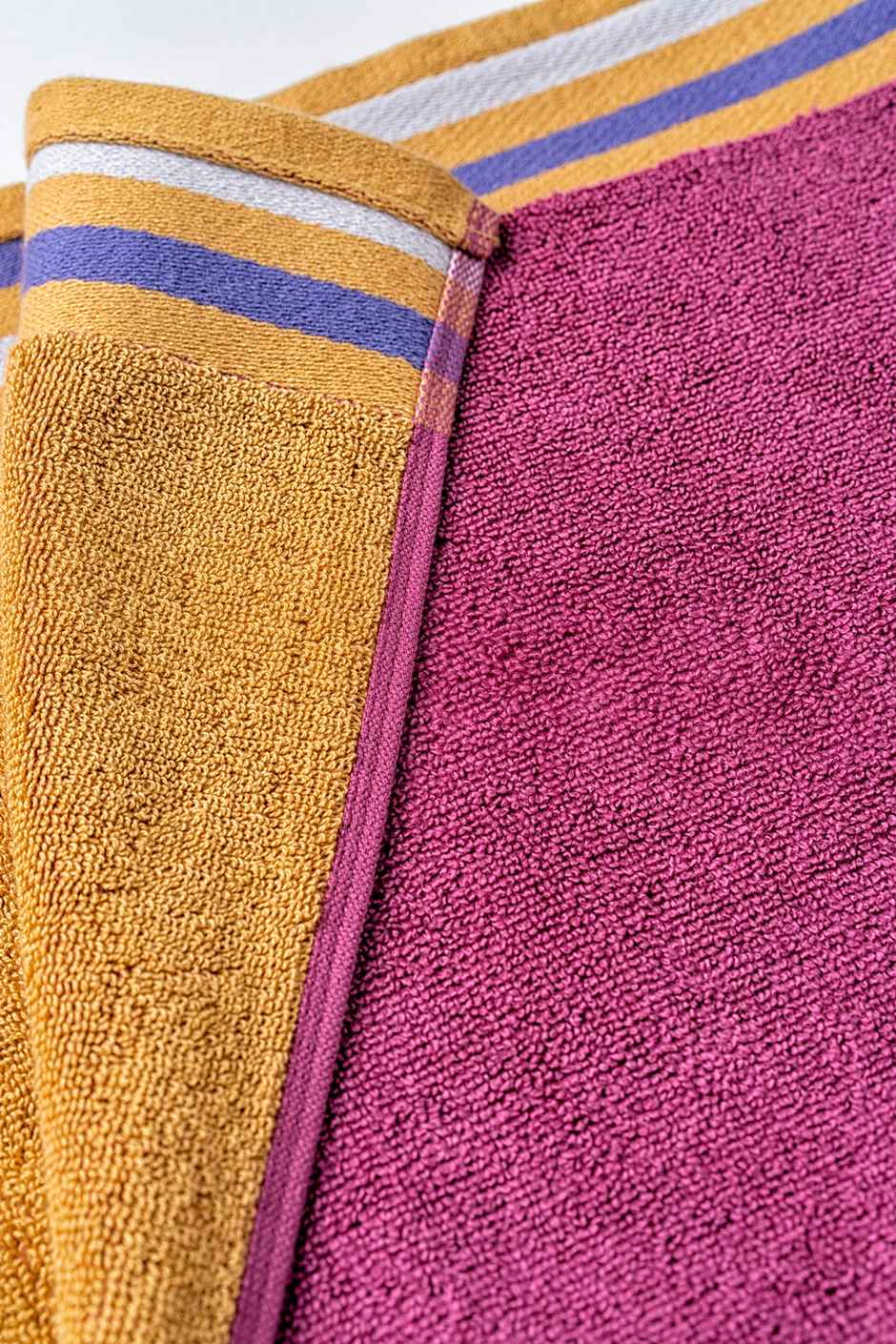 D'Decor Zero Twist Premium Cotton Hand Towel | High Absorbency | Sunshine Rose Multi