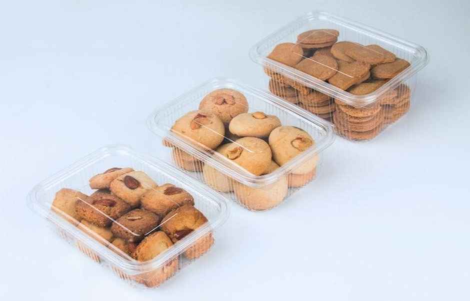 Plastic Hinge Box | Pack Of 10 | 500 ml | Tempware