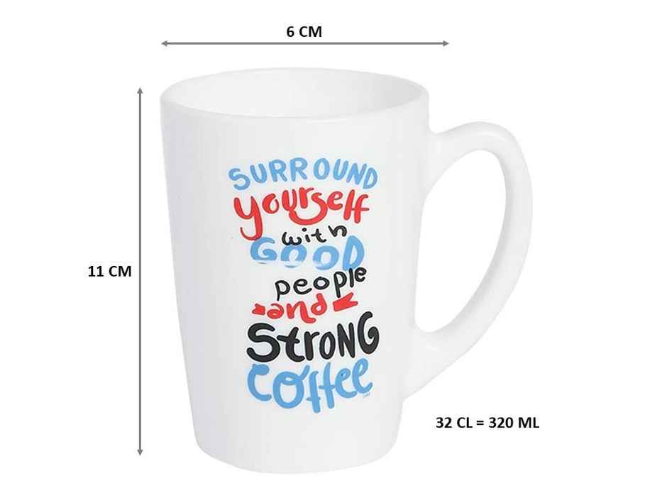 Luminarc Decorated Mug Surround Yourself Design 320 ml