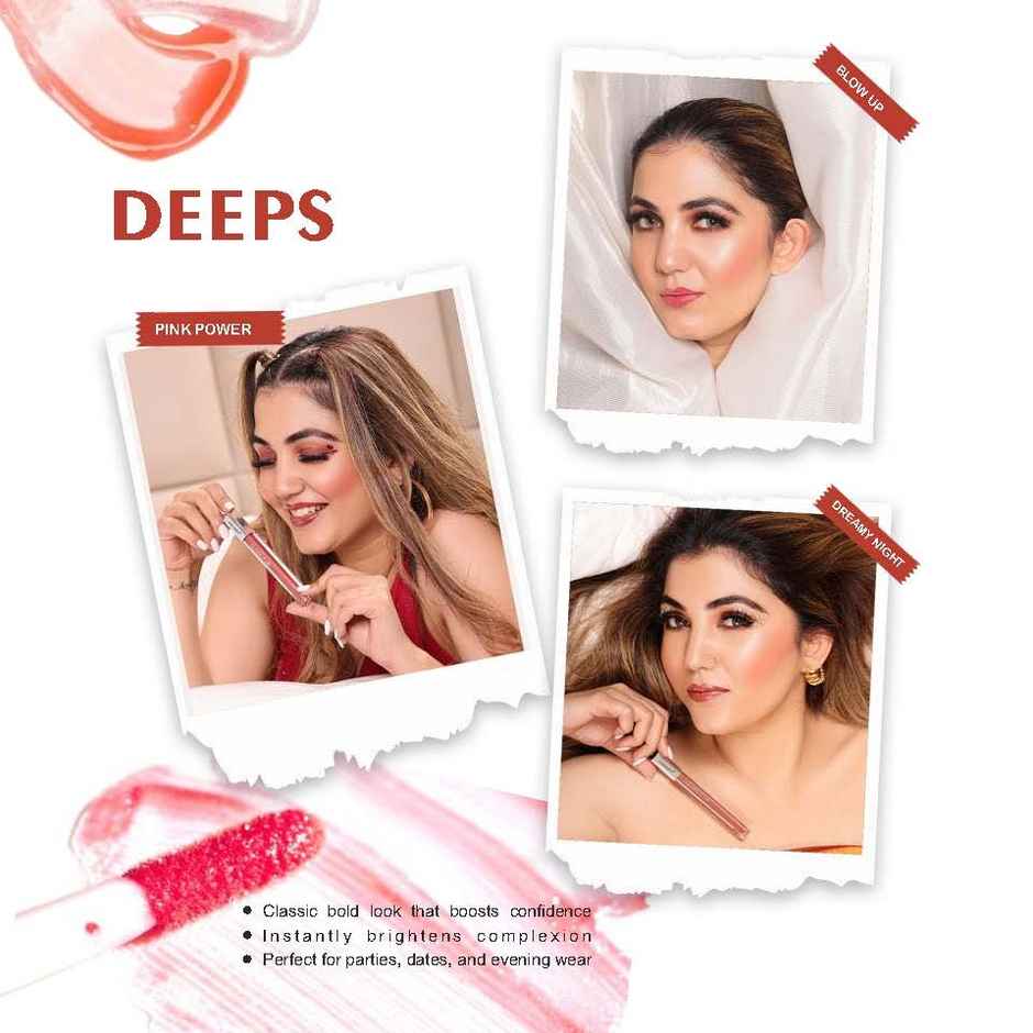Love Earth Liquid Lip Gloss - Deeps Mini Combo | Lightweight Non Sticky