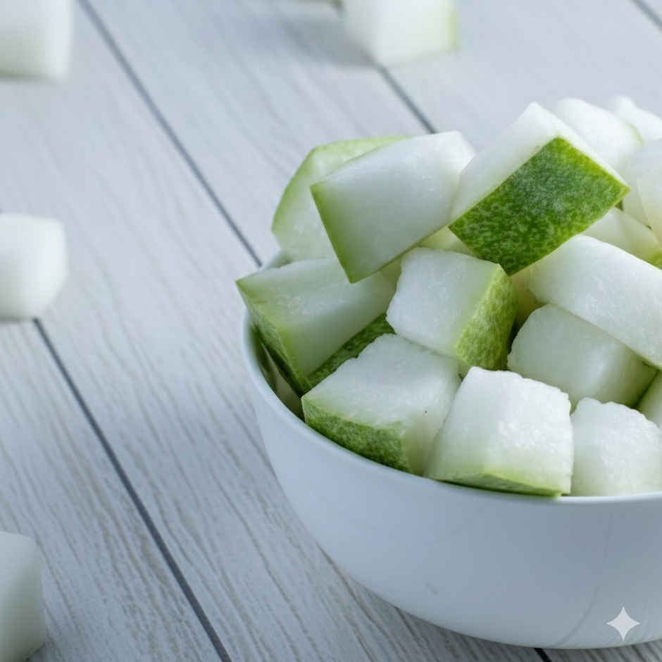 Ash Gourd Cut - Diced