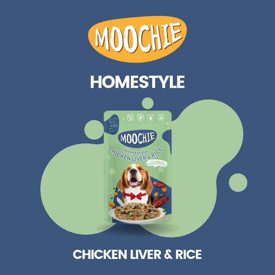 Moochie Dog Wet Gravy Food Homestyle With Chicken & Rice