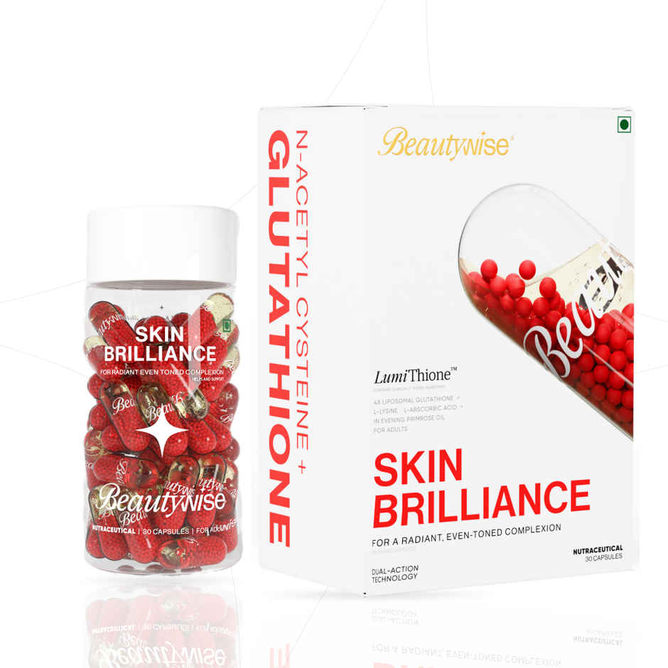 Beautywise Dual Action Skin Brilliance 4X Liposomal Glutathione For Men and Women (30 Capsules)